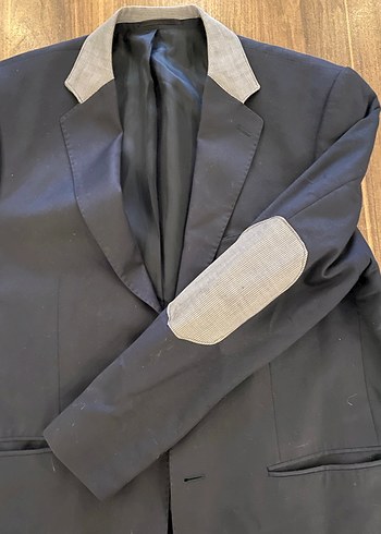 Kısa Kollu Siyah Erkek Takım Ceketi - Görsel 2