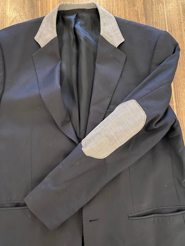 Kısa Kollu Siyah Erkek Takım Ceketi - Görsel 2