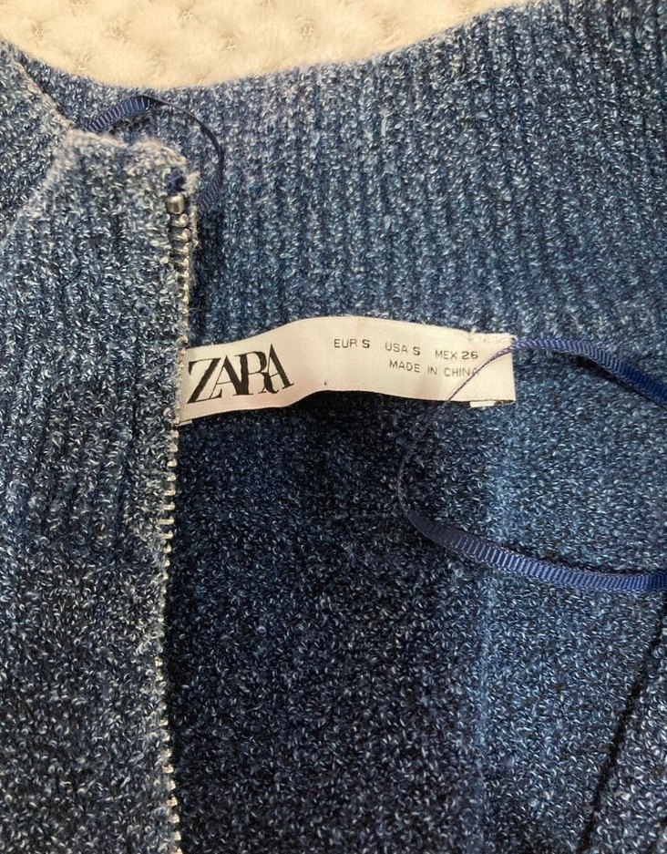 Zara  Elbise Yarım Fermuarlı - Görsel 2