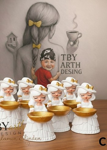 Sunumluk Kız Figür- Cs01 - Görsel 2