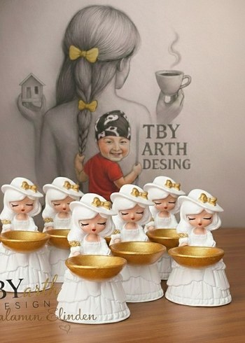 Sunumluk Kız Figür- Cs01 - Görsel 5