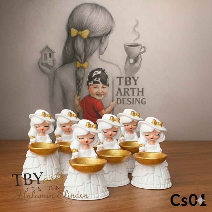 Sunumluk Kız Figür- Cs01 - Görsel 2