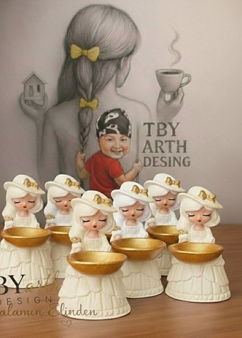 Sunumluk Kız Figür- Cs02 - Görsel 2