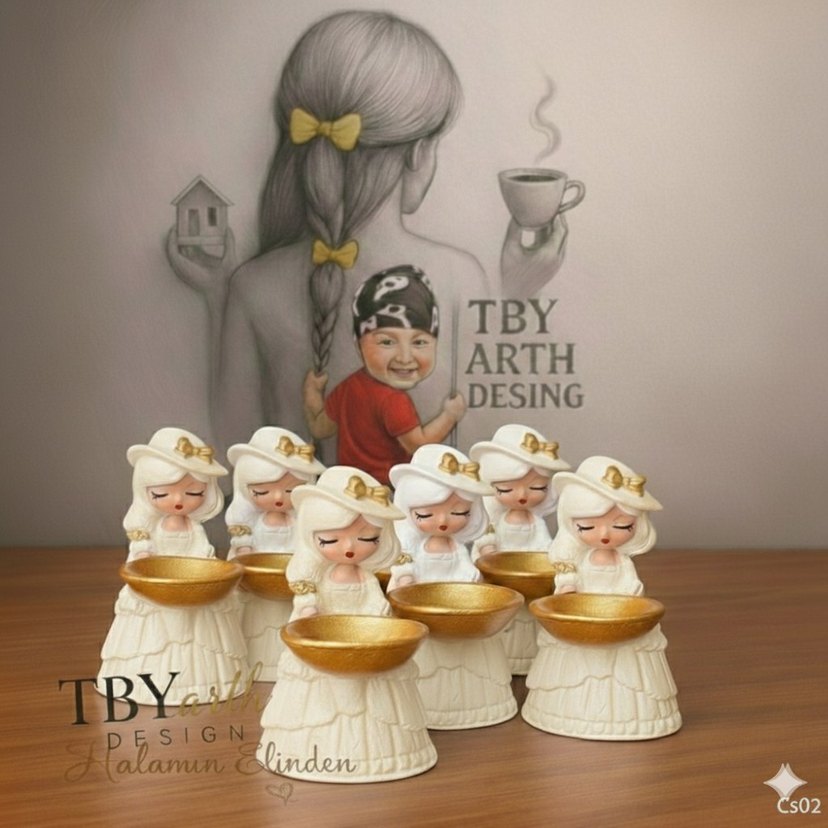 Sunumluk Kız Figür- Cs02 - Görsel 2