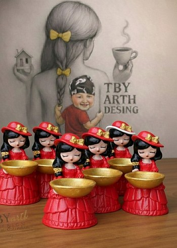 Sunumluk Kız Figür _ Cs05 - Görsel 3