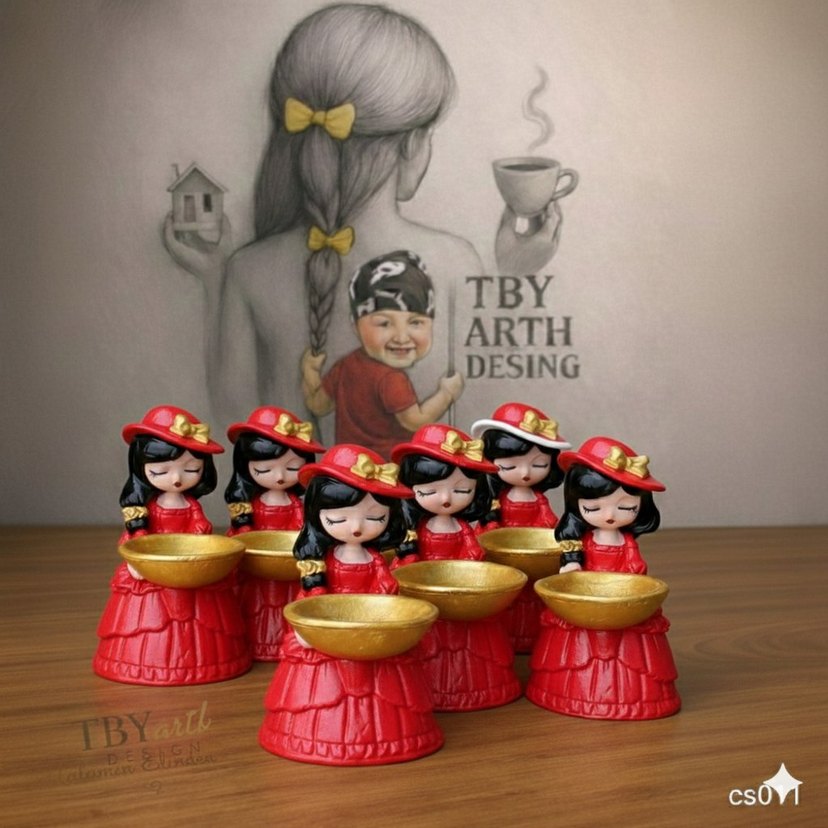 Sunumluk Kız Figür _ Cs05 - Görsel 3