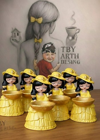 Sunumluk Kız Figür- Cs03 - Görsel 8