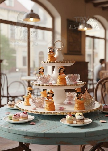 Sunumluk Kız Figür-Cs04 - Görsel 6