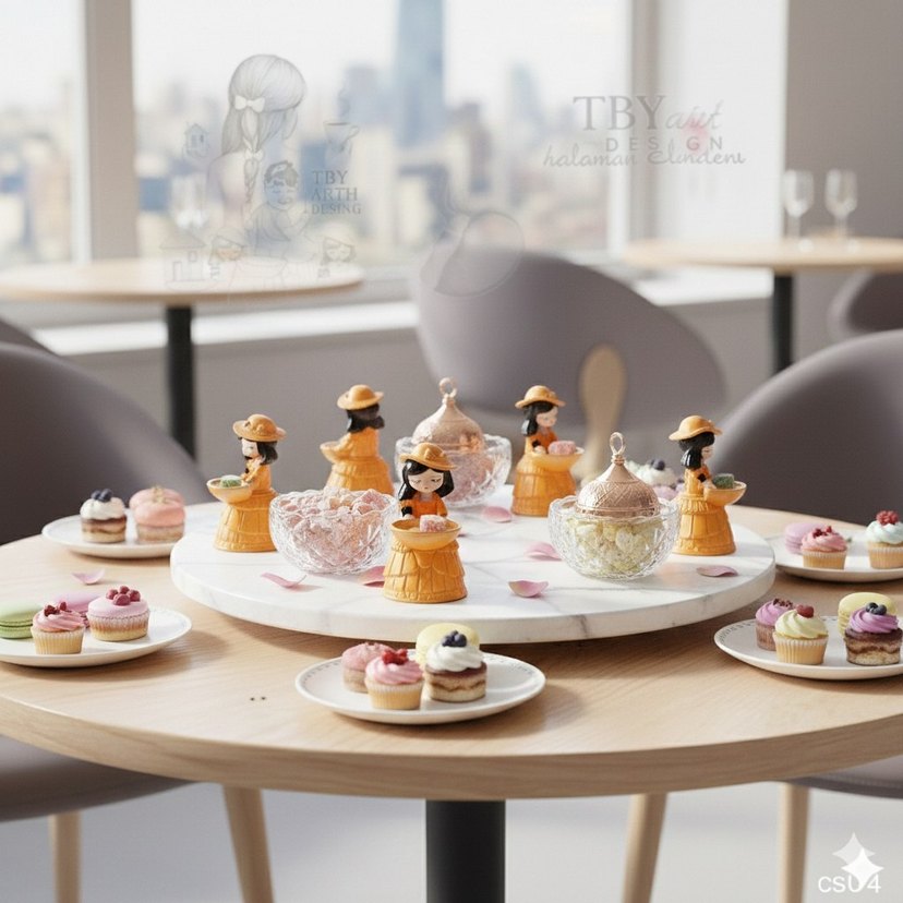 Sunumluk Kız Figür-Cs04 - Görsel 4