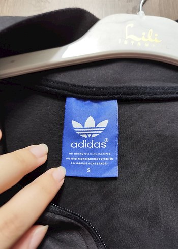 Adidas Sporcu Siyah Sweatshirt - Görsel 2