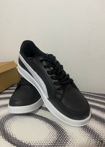 Siyah Beyaz  Spor Ayakkabı - Görsel 2