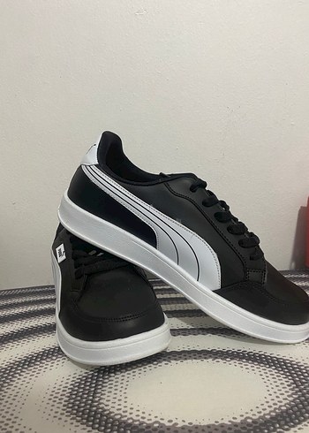 Siyah Beyaz  Spor Ayakkabı - Görsel 3