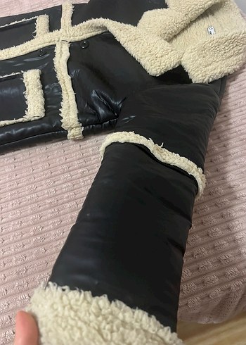 Kürklü Deri Kadın Kışlık Ceket - Görsel 2