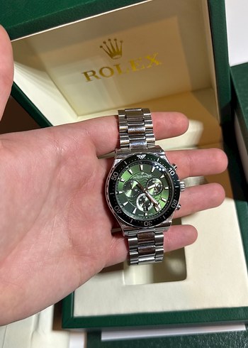 Erkek Koyu Yeşil İş Saatı - Görsel 5