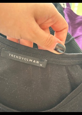 Siyah tişört, Rahat Kesim, Kısa Kollu - Görsel 4