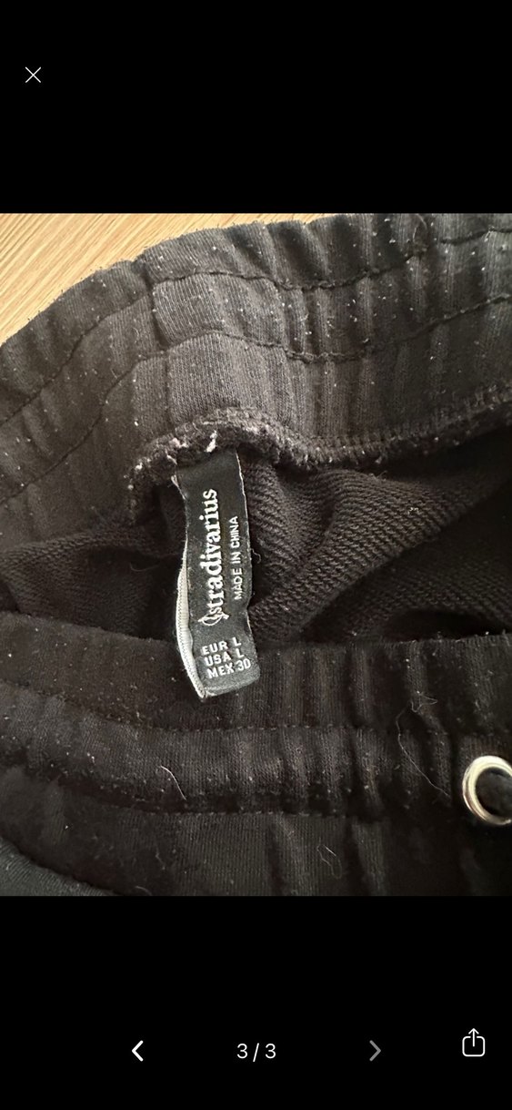 Siyah Kadın Rahat Kesim Eşofman Altı - Görsel 3