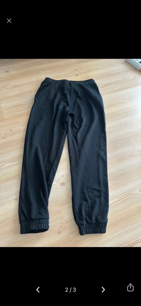 Siyah Kadın Rahat Kesim Eşofman Altı - Görsel 2