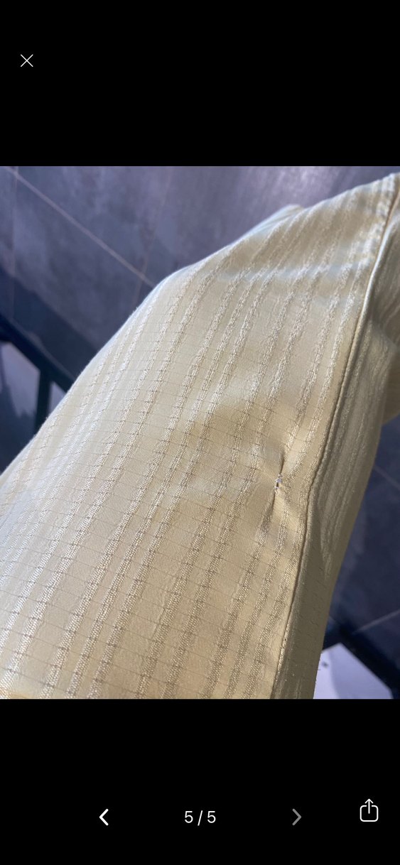 Sarı Kuşaklı Uzun Kadın Takım - Görsel 4