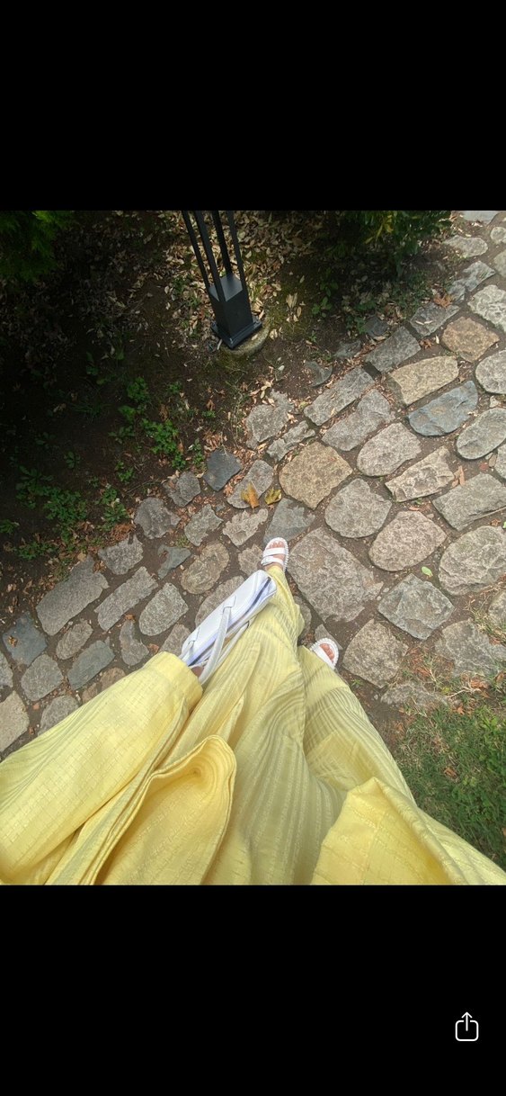 Sarı Kuşaklı Uzun Kadın Takım - Görsel 2