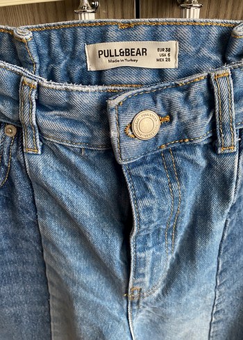 Kadın Bol Kesim Denim Pantolon - Görsel 4