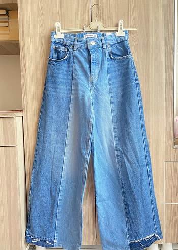 Kadın Bol Kesim Denim Pantolon - Görsel 2