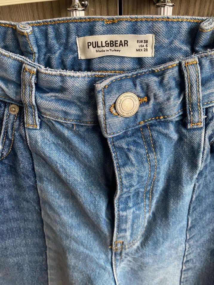 Kadın Bol Kesim Denim Pantolon - Görsel 4