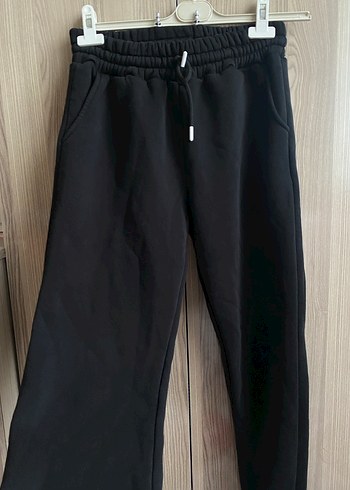 Kadın Siyah Rahat Kesim Fermuarlı Eşofman - Görsel 2