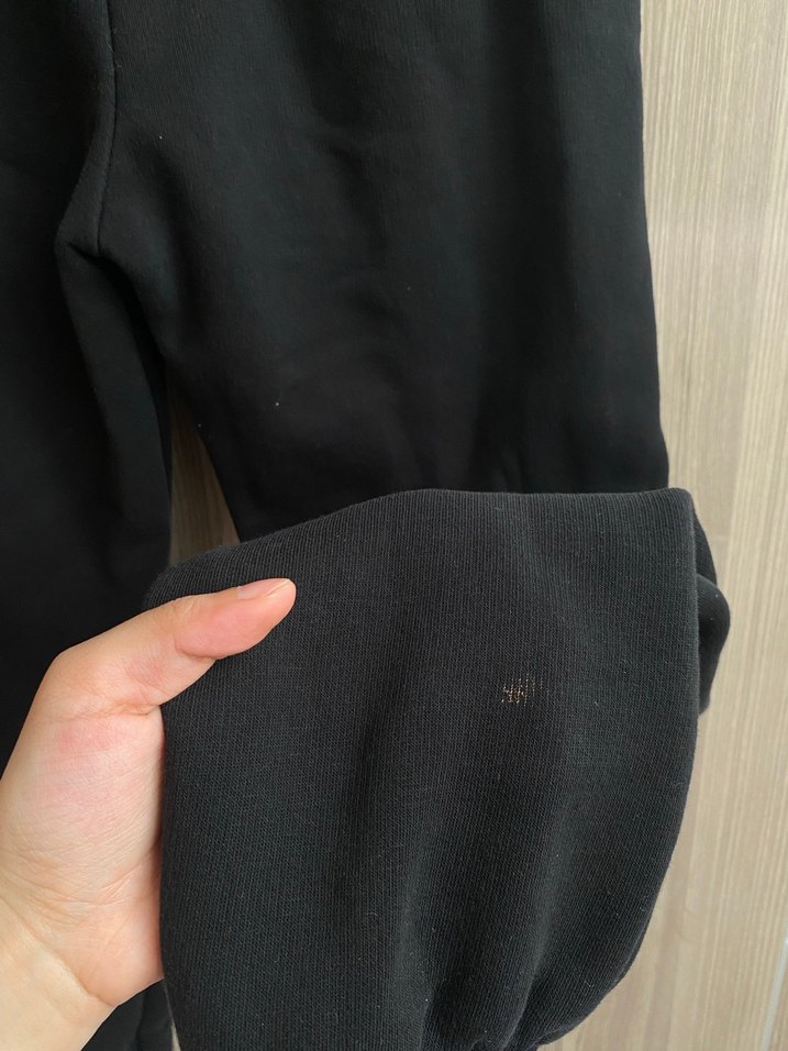 Kadın Siyah Rahat Kesim Fermuarlı Eşofman - Görsel 3