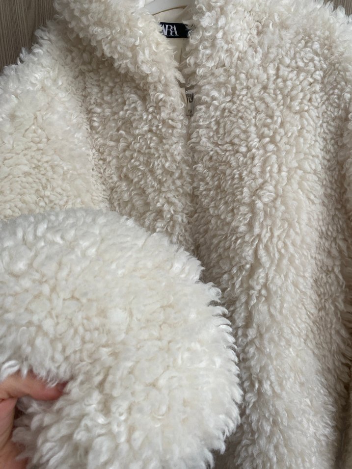 Beyaz Midi Boy Suni Mont - Görsel 3