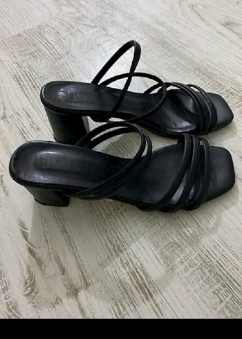 Bordo Kürklü Kadın Stiletto - Görsel 4