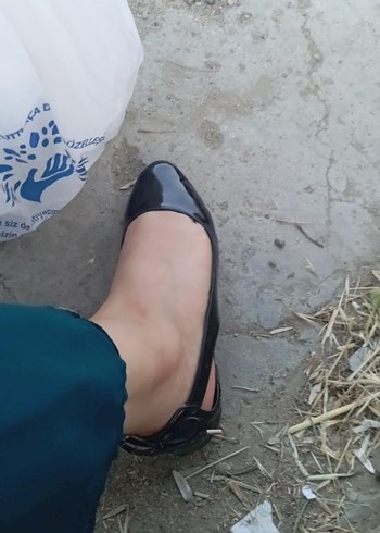 Mavi Tokalı Stiletto Kadın Ayakkabı - Görsel 2