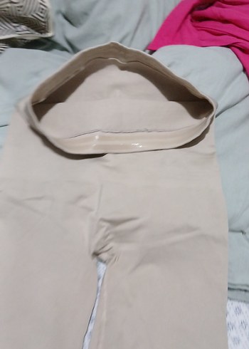 Bej Midi Hamile Şortu - Görsel 5