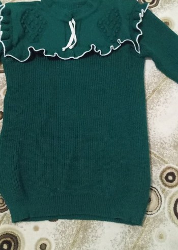 Kız Çocuk Pembe Kürklü Kapüşonlu Yelek - Görsel 3