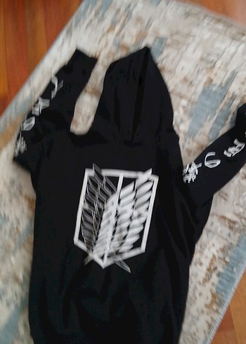 Siyah Kapüşonlu Erkek Çocuk Sweatshirt - Görsel 4