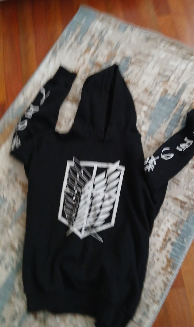 Siyah Kapüşonlu Erkek Çocuk Sweatshirt - Görsel 4