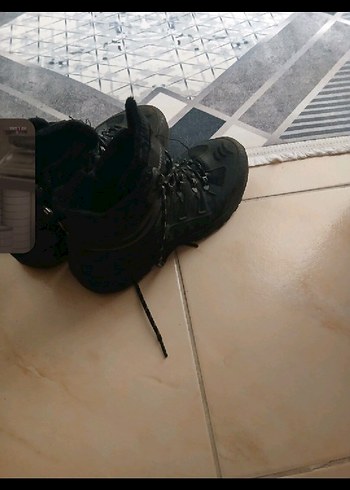 Siyah Bağcıklı Erkek Kauçuk Bot - Görsel 2