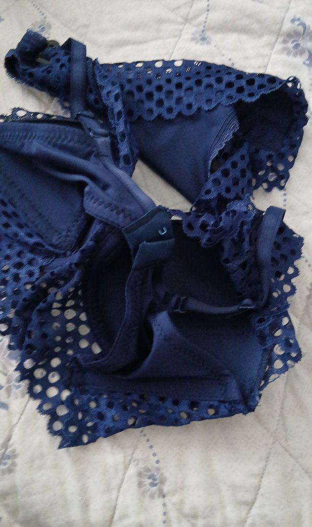 Koyu Mavi Gotik Midi Sütyen - Görsel 3