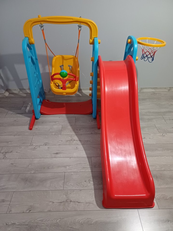 Çocuklar için Pilsan Renkli Kaydırak ve Salıncak Seti - Görsel 3