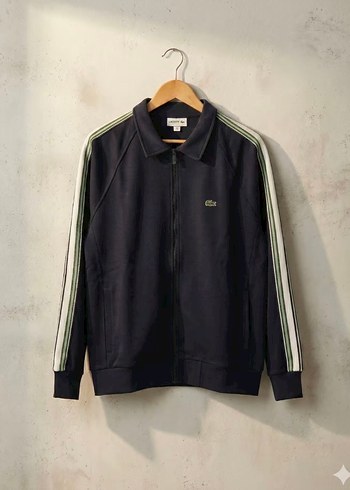 Lacoste Siyah Fermuarlı Kadın Eşofman Takımı - Görsel 2