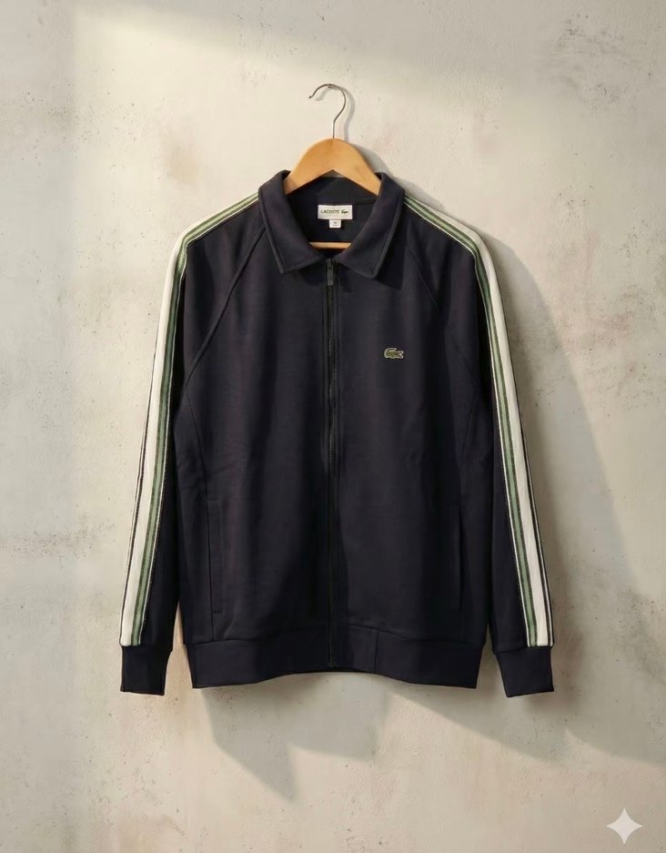 Lacoste Siyah Fermuarlı Kadın Eşofman Takımı - Görsel 2