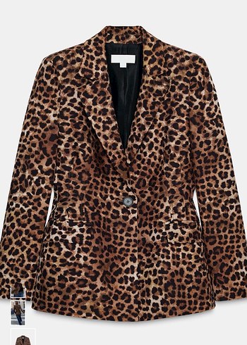 ZARA LEOPAR DESENLİ CEKET - Görsel 6