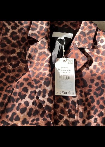 ZARA LEOPAR DESENLİ CEKET - Görsel 8