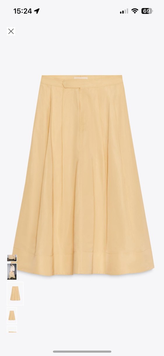 Zara midi etek - Görsel 4