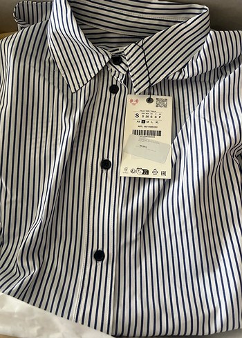 Zara Çizgili Gömlek Yaka Erkek Pijama Üstü - Görsel 7