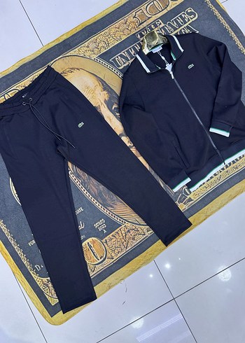 LACOSTE PAMUK  PİKE KUMAŞ EŞOFMAN TAKIMI - Görsel 3