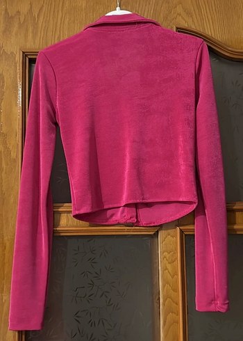 Pembe gömlek bluz - Görsel 2