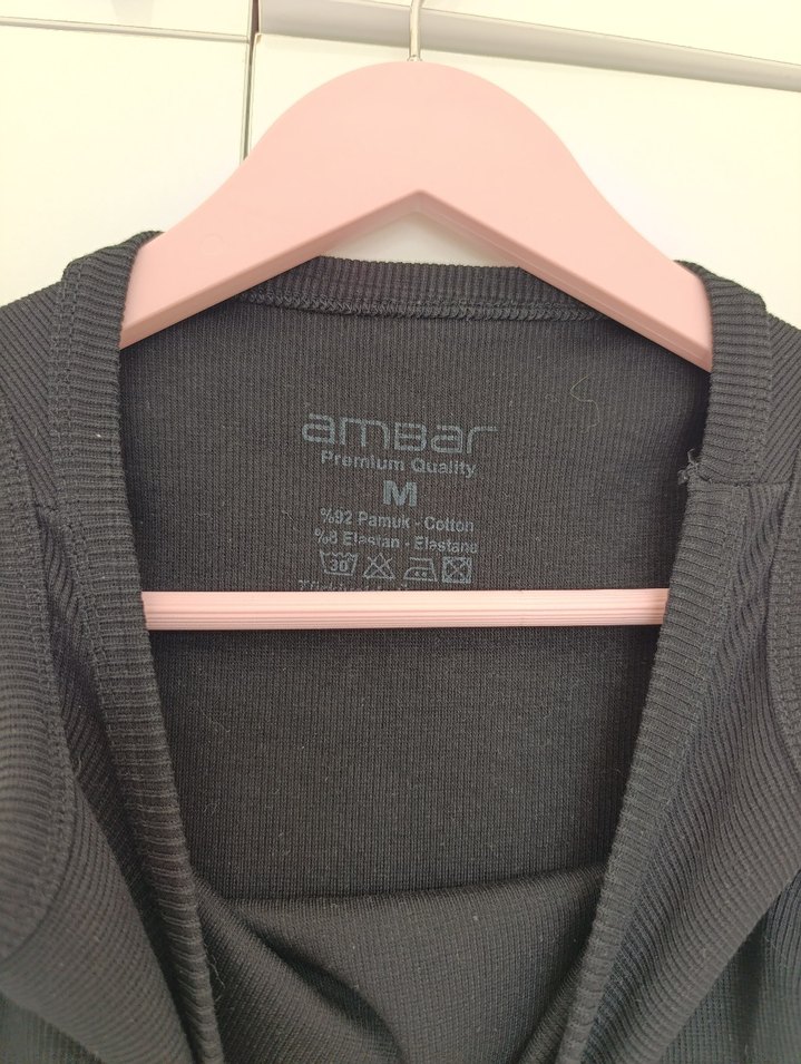 Siyah Kolsuz Uzun Elbise - Görsel 3