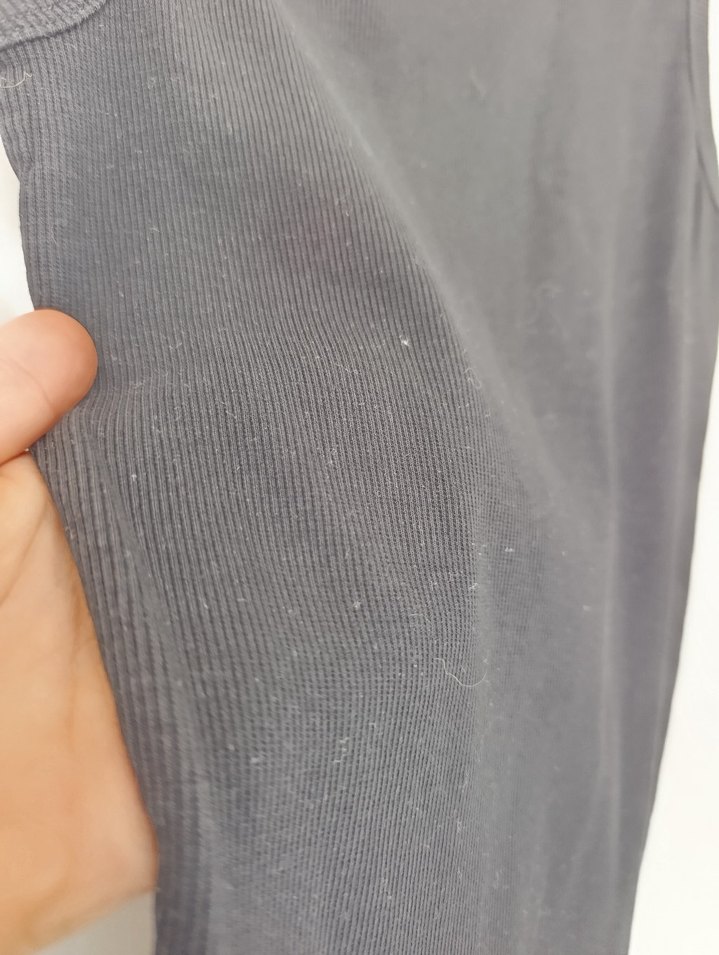 Siyah Kolsuz Uzun Elbise - Görsel 2