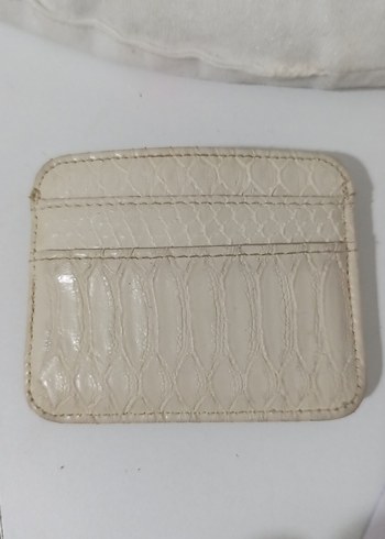 Bej Süet Yılan Desenli Kadın Kartlığı - Görsel 2