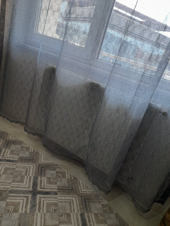 Briland Modern Klasik Beyaz Tül Perde 2 adet - Görsel 2